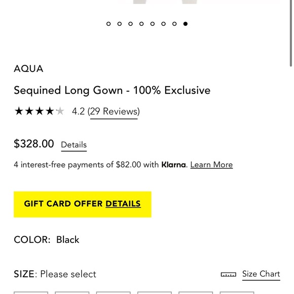 Black sequins Bloomingdale’s prom dress, size: 2 but can fit as a 0 - Picture 5 of 5